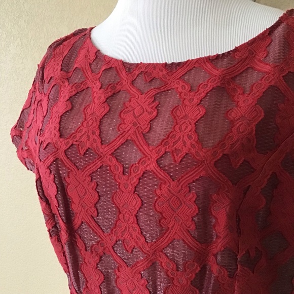 Anthropologie Rubied Lace Dress by Moulinette Soeurs, Size 8 - Picture 2 of 11